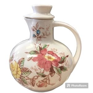 Vintage MCM Water/Wine Ceramic Pitcher